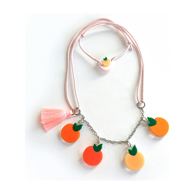 Multi Orange Necklace - Necklaces - 1