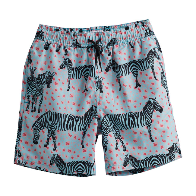 Zebra Boys Swim Trunks