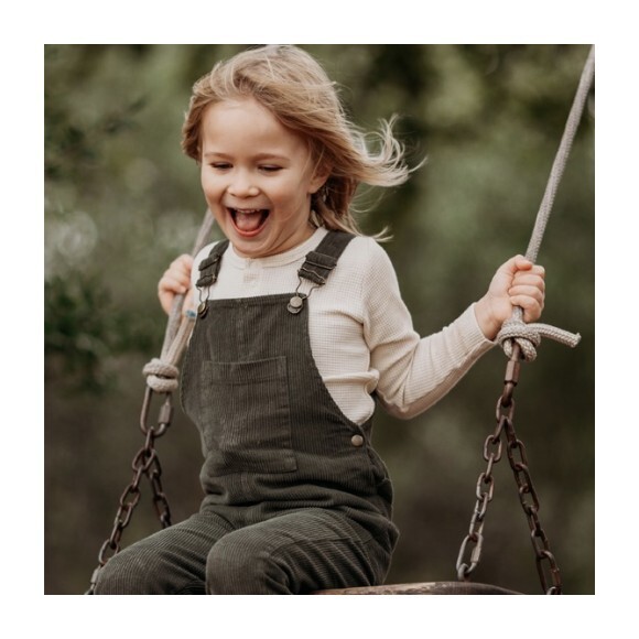 The Wild And Free Dungaree, Olive