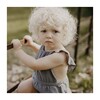 The Ruffle Romper, Lead Gray - Rompers - 2
