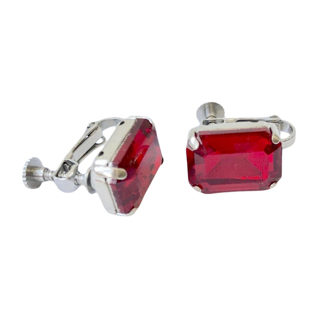 Rhinestone Birthstone Earrings - Earrings - 1