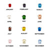 Rhinestone Birthstone Ring - Rings - 2