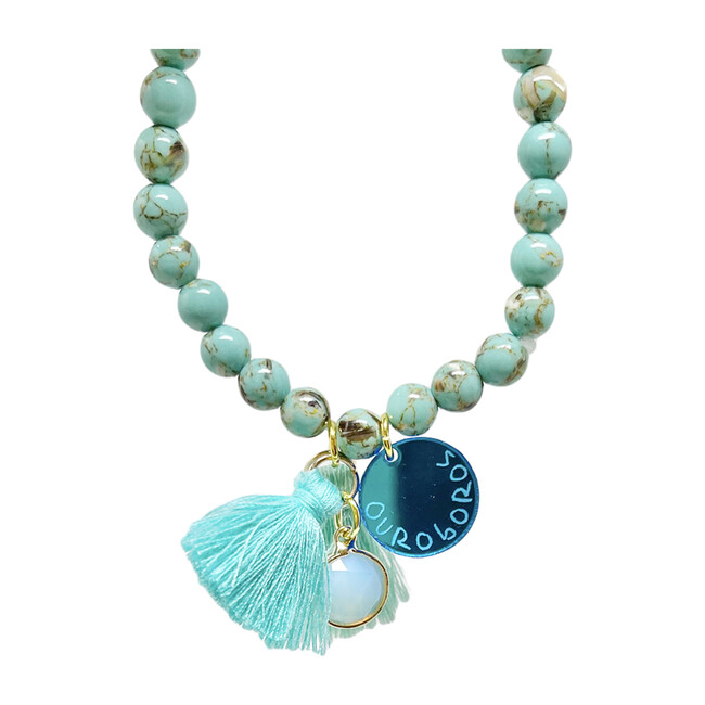 Ouroboros Bracelet, Blue - Bracelets - 1