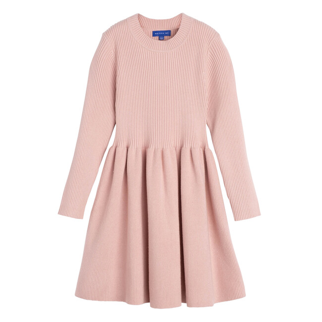 Lea Knit Dress, Rose - Maison Me Dresses | Maisonette