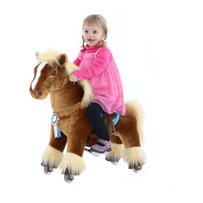 Brown Horse with Long Mane, Small