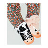 Calf & Piglet, Mismatched Baby Booties - Socks - 3
