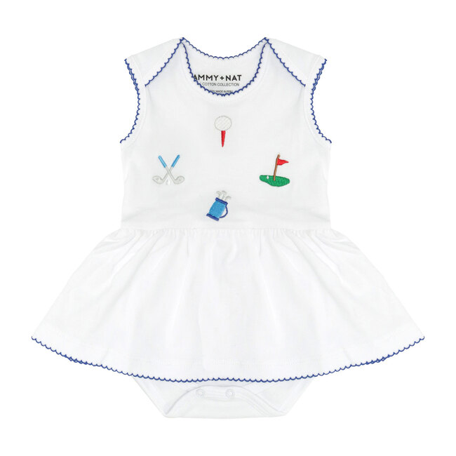 Golf Embroidered Riley Romper Sammy + Nat Rompers