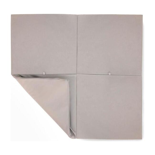 Vegan Leather Padded Everywhere Playmat, Pebble