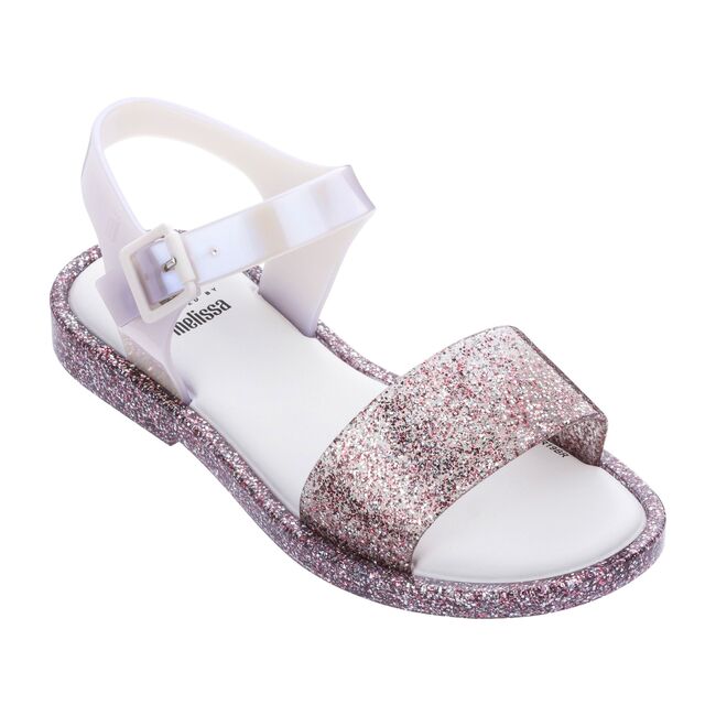 Mini Mar Sandal Kid, Pink Glitter/Pearl