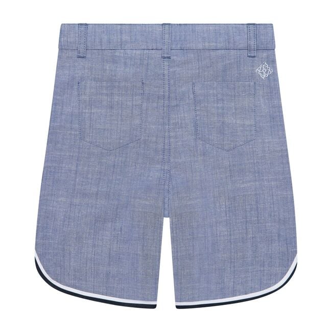 Piped Shorts, Blue