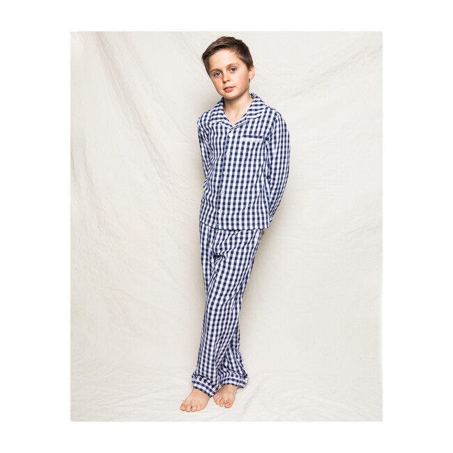 Navy Gingham Pajamas