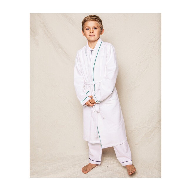 White Robe, Forest Green Piping
