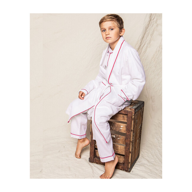White Robe, Garnet Red Piping