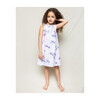 Amelia Nightgown, Indigo Floral - Pajamas - 3