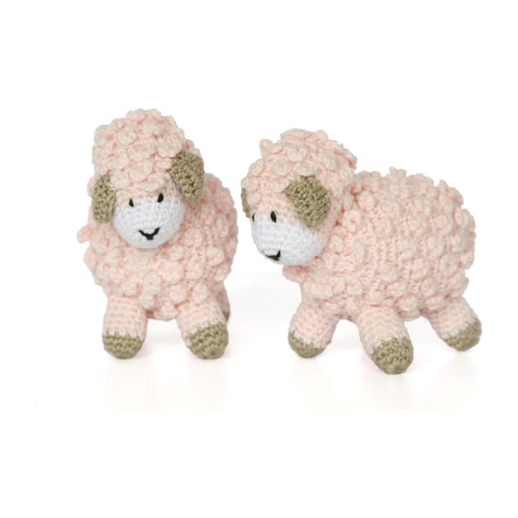 Little Crochet Sheep, Pink - Plush - 1