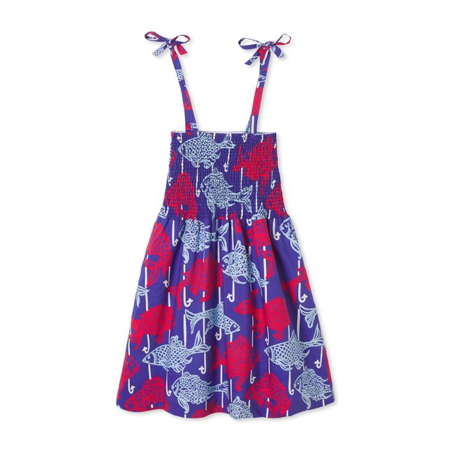 Hadley Dress, Fishy Fishy Print