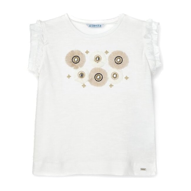 Applique T-Shirt, Off White
