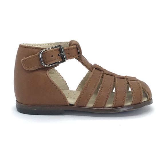 Jules T-Strap Sandal, Cognac