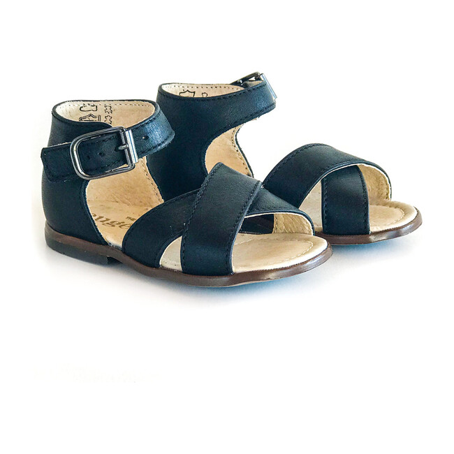 Athina Ankle Strap Sandal, Noir