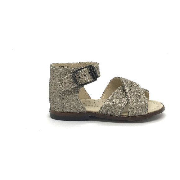 Athina Ankle Strap Sandal, Glit Vision