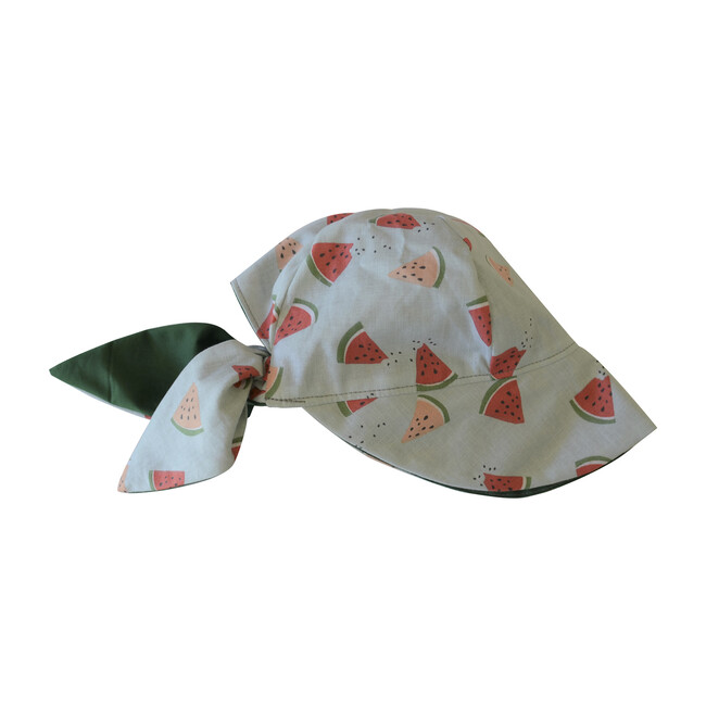Sun Bonnet, Watermelons on Aqua