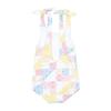 *Exclusive* Girl's Tie Knot One Piece, Patchwork - One Pieces - 3