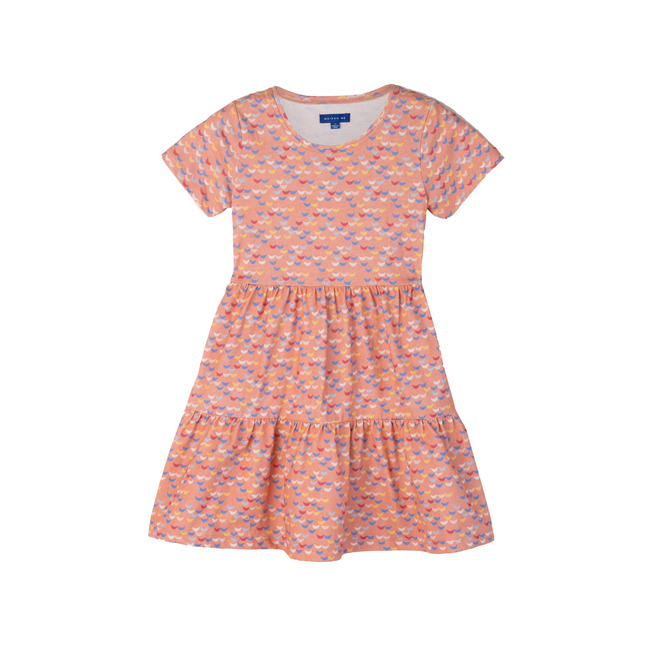 Pauline Dress, Pink Waves