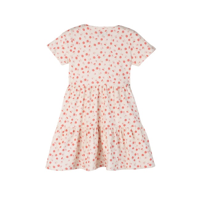 Pauline Dress, White Poppies
