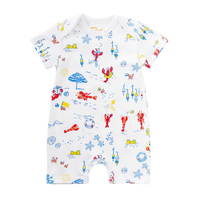 Lobsters On Vacation Romper, Multi