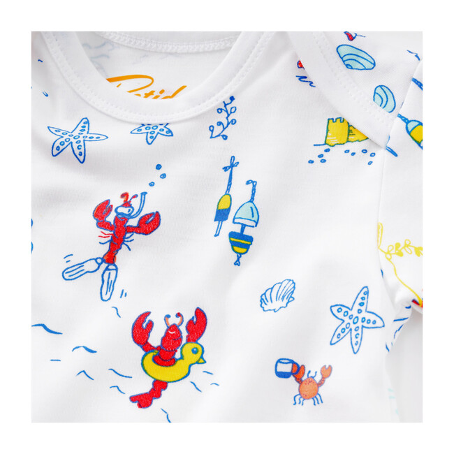 Lobsters On Vacation Romper, Multi