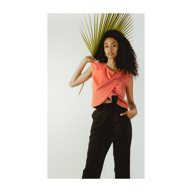 Women's Crossover Nursing Top, Coral
