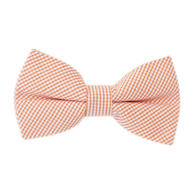 Bowentie, Oyster Point Orange Gingham - Bowties & Ties - 1