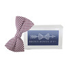 Bowentie, Gadsden Garnet Gingham - Bowties & Ties - 3