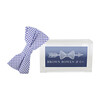 Bowentie, Battery Blue Windowpane - Bowties & Ties - 3