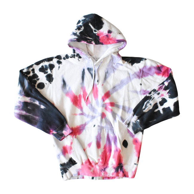 Adult Tie Dye Hoodie, Cotton Candy - Sweatshirts - 1
