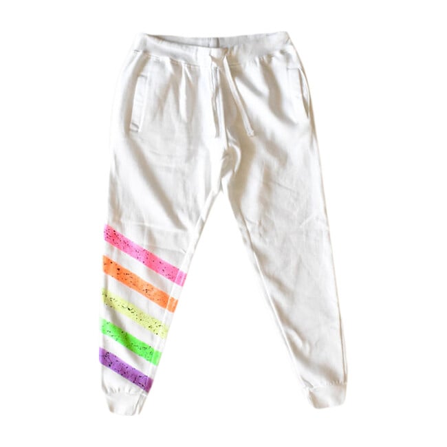 Adult Painted Joggers, Neon - Sweatpants - 1