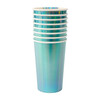 Holographic Blue Highball Cups - Drinkware - 2