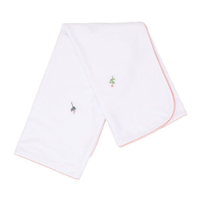 Botanical Embroidered Blanket