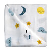 Moon and Stars Bamboo Swaddle - Swaddles - 3