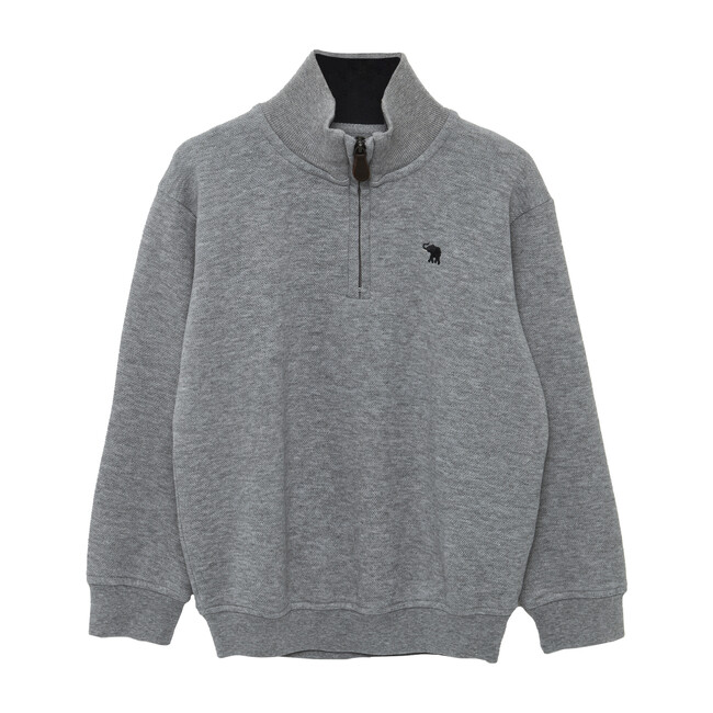 Oscar Half Zip Jumper, Grey