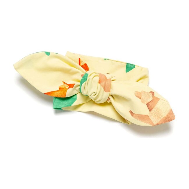 Origami Headband, Yellow