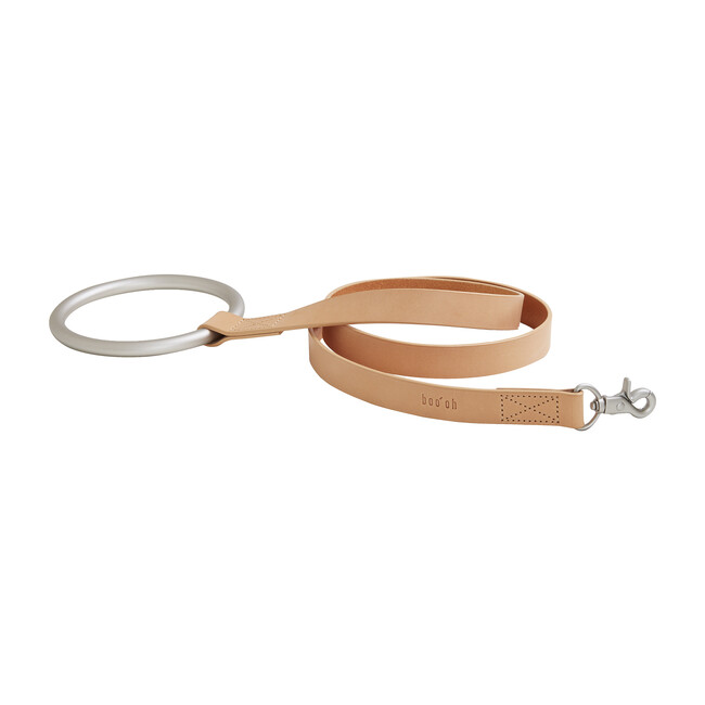 Lumi Leash, Silver and Tan
