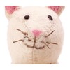 Easter Bunny in Hand Felted Wool - Accents - 4