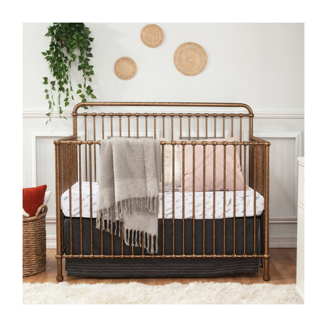 Winston 4-in-1 Convertible Crib, Vintage Gold