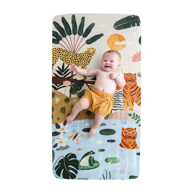 In The Jungle Standard Crib Sheet