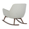 Mack Mid-Century Rocking Chair, Light Grey - Nursery Chairs - 3