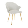 Edmond Poly Armchair, Light Grey - Accent Seating - 2