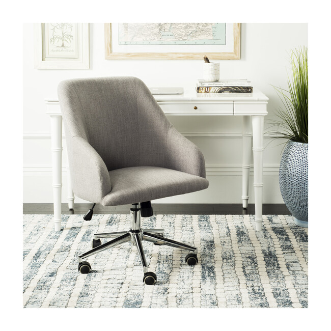 Adrienne Swivel Office Chair, Grey
