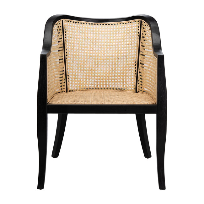Maika Accent Chair, Black