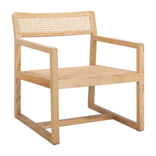 Lula Cane Accent Chair, Natural - Kids Seating - 3